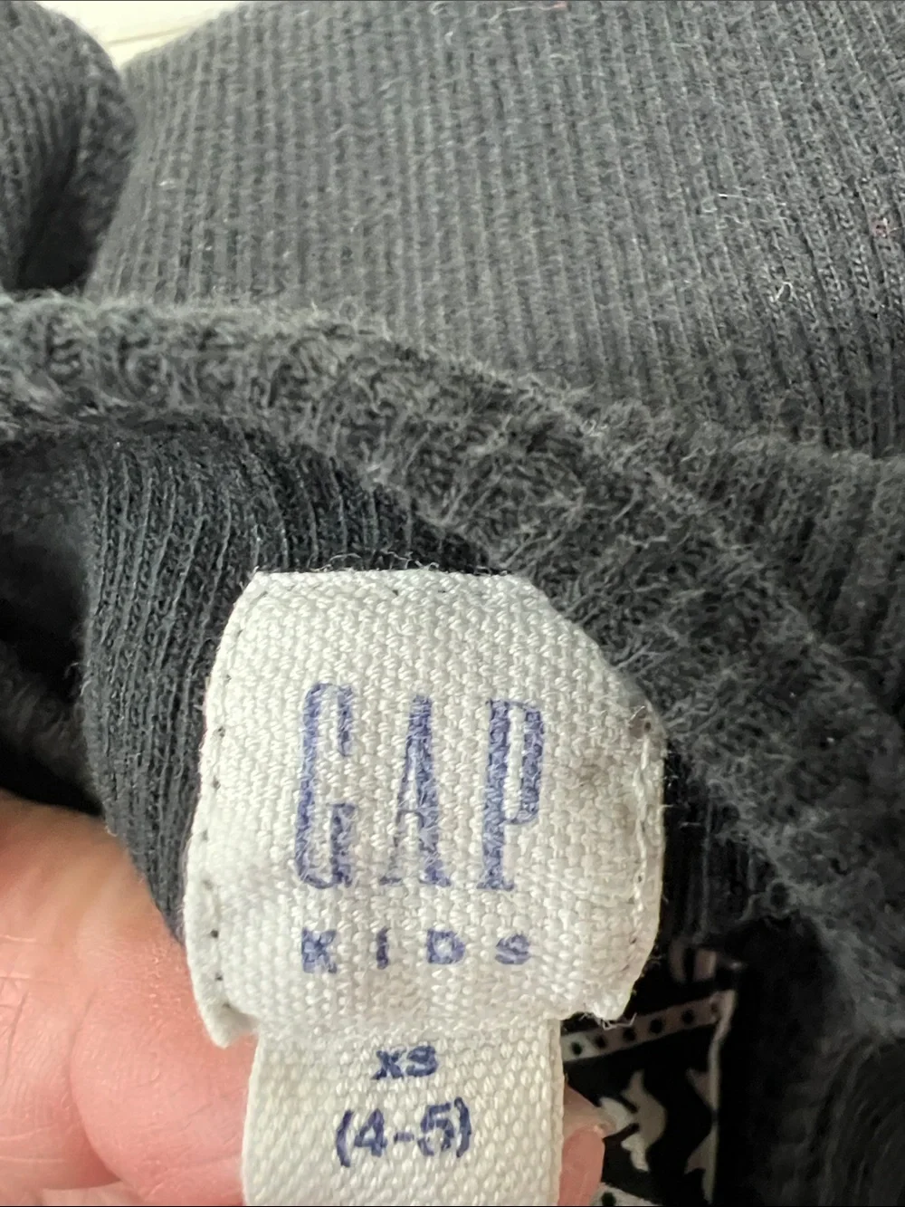 Gap Kids black and white tank dress size XS (4-5) E UC